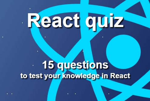 Image of React Quiz project.